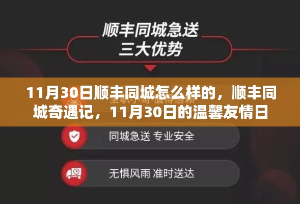 顺丰同城奇遇记,11月30日的温馨友情日体验与感悟