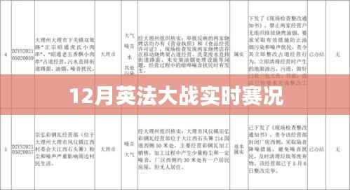 12月英法大战赛况直播