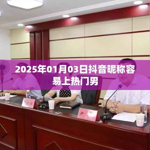 抖音热门昵称推荐,男生易上热门昵称精选