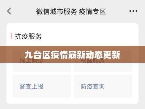 九台区疫情最新动态更新