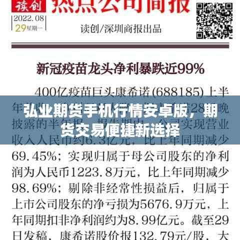 弘业期货手机行情安卓版,期货交易便捷新选择