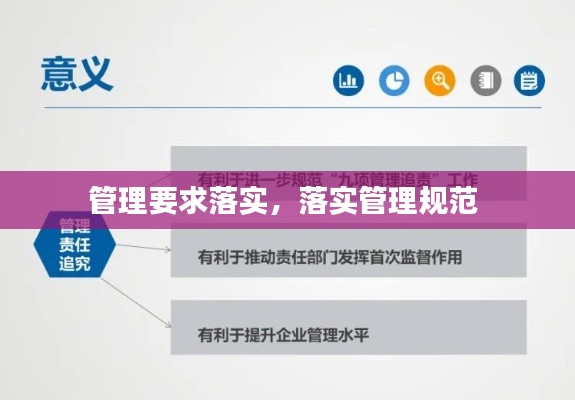 管理要求落实,落实管理规范