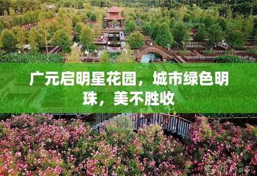 广元启明星花园,城市绿色明珠,美不胜收